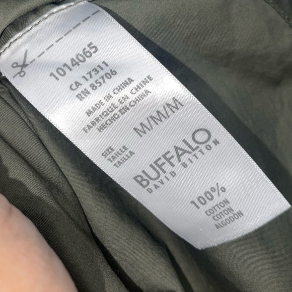 Buffalo David Bitton camouflage military style jacket/ shacket. Size medium GUC - Picture 12 of 14